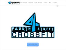 Tablet Screenshot of fourthstreetcrossfit.com
